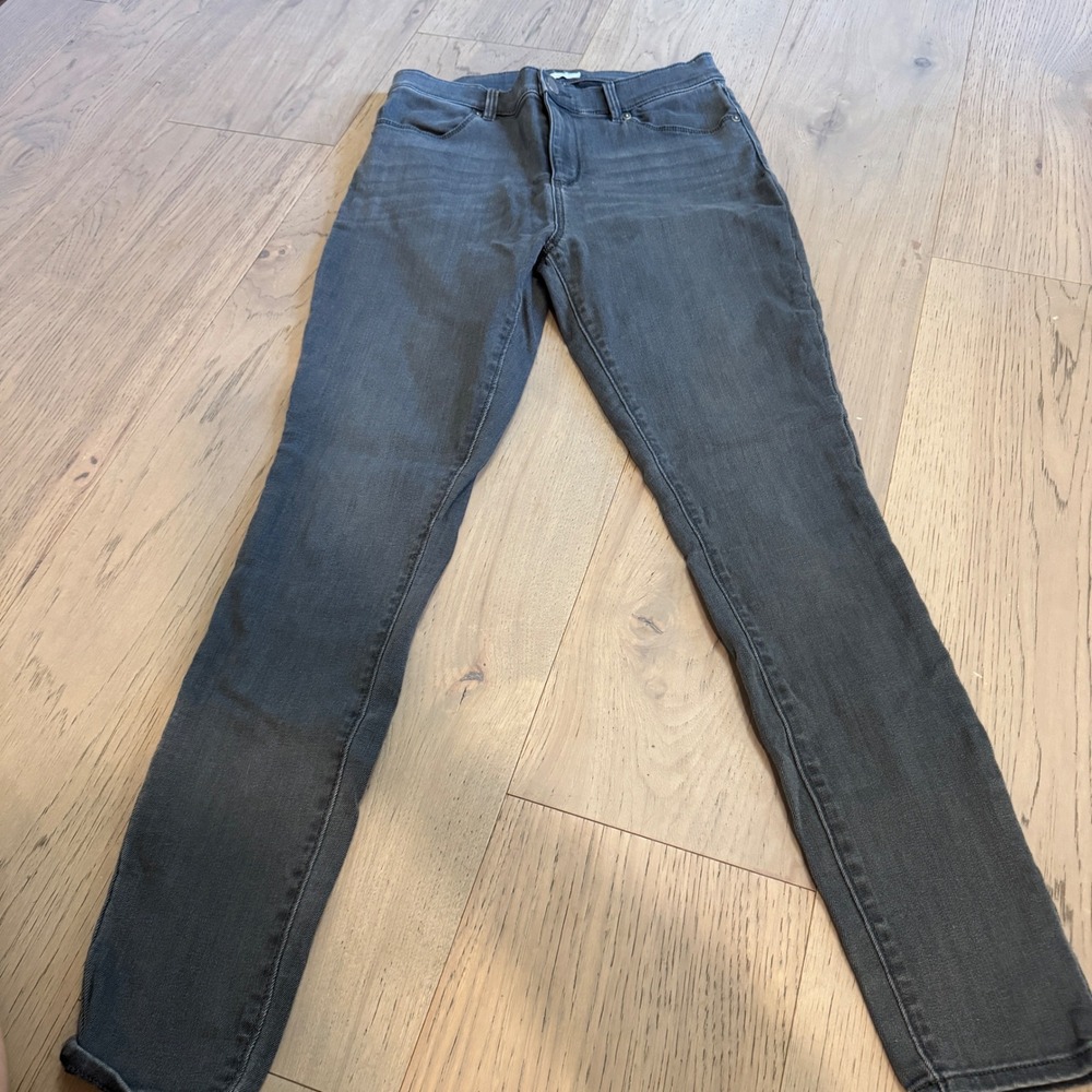 LOFT High Rise Legging Jeans Size 4‎ Gray Wash Skinny Denim Casual Everyday - Picture 2 of 8